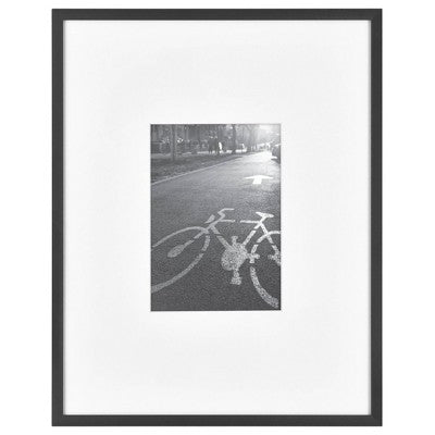  Thin Gallery Matted Photo Frame Black - Project 62™