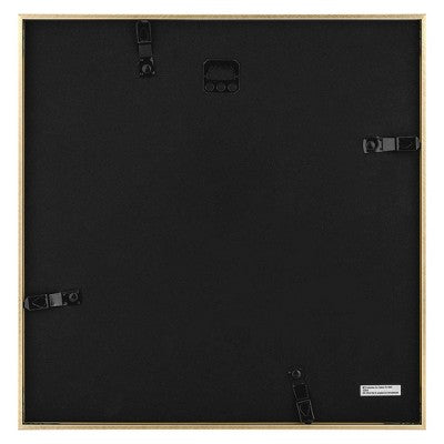  12.9" X 12.9" Matted To 4" X 6" Thin Metal Gallery Frame Brass - Project 62™