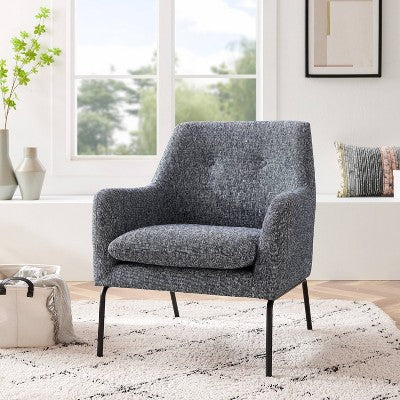  Glenn Mid-Century Modern Accent Chair Blue/White - Project 62™