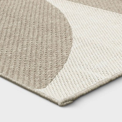  Grace Geo Circle Indoor/Outdoor Rug - Tan - Project 62™