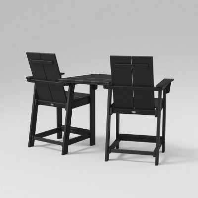  Moore 3pc POLYWOOD Patio Counter Chair Set With Connecting Table - Project 62™ 