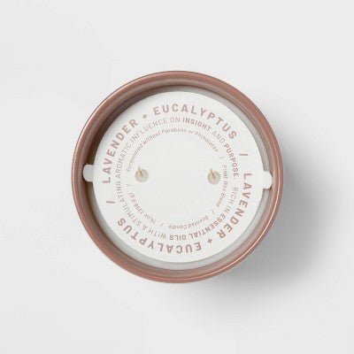  14oz Matte Ceramic Candle Lavender & Eucalyptus Lavender - Project 62™