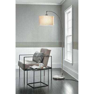  Arc Floor Lamp Silver - Project 62