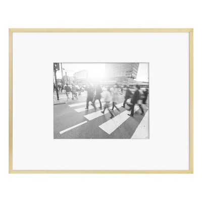  Thin Metal Matted Gallery Frame Gold - Project 62