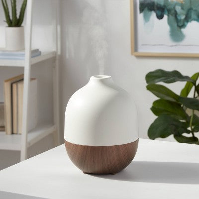  300ml Woodgrain Oil Diffuser White/Brown - Project 62™