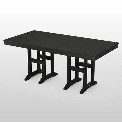  Moore POLYWOOD 35" X 70" Farmhouse Rectangle Patio Dining Table - Project 62™