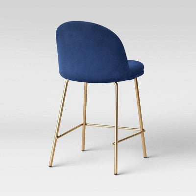  Nils Brass Base Counter Height Barstool - Project 62™