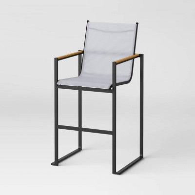  Henning 2pk Bar Height Patio Chairs - White - Project 62™