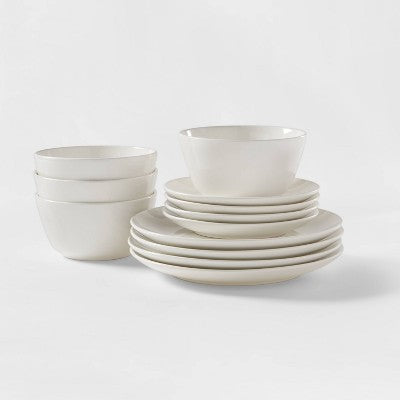  12pc Stoneware Avesta Dinnerware Set - Threshold™