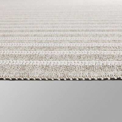  6' X 9' Uniform Stripe Outdoor Rug Cream - Project 62™