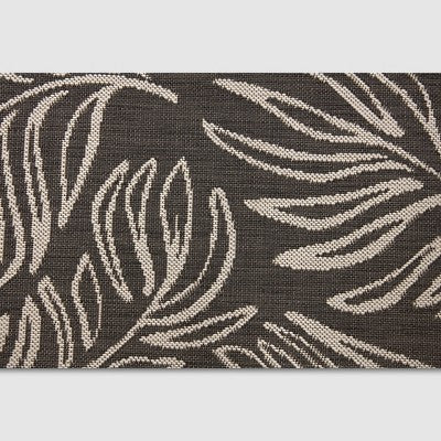  9' X 12' Leaves Outdoor Rug Black - Project 62™