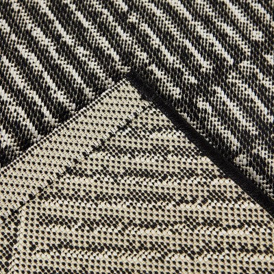  9' X 12' Large Diamond Indoor/Outdoor Rug Black/Natural - Project 62™