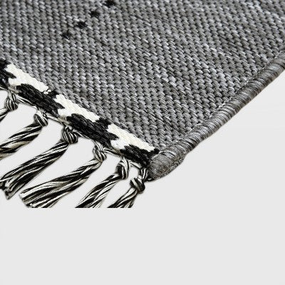  5' X 7' Linden Stripe Outdoor Rug Gray - Project 62™