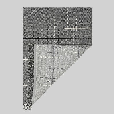  5' X 7' Linden Stripe Outdoor Rug Gray - Project 62™