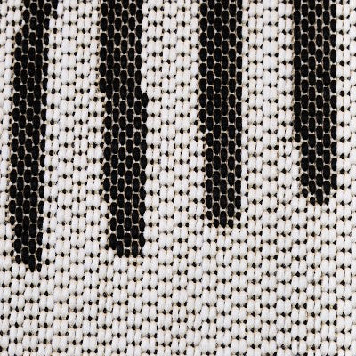  5' X 7' Modern Sun Outdoor Rug Black - Project 62™