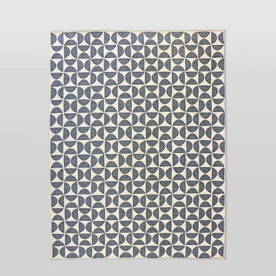  9'x12' Half Moon Outdoor Rug Gray - Project 62™