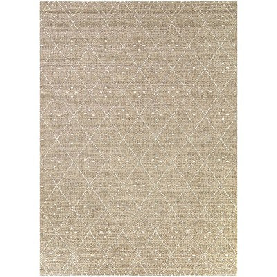  Small Diamond Outdoor Rug Taupe - Project 62™
