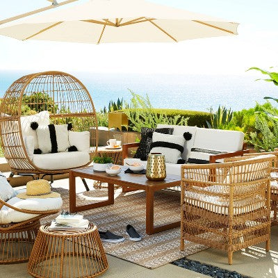  Kaufmann Wood Patio Coffee Table, Outdoor Furniture - Natural - Project 62™