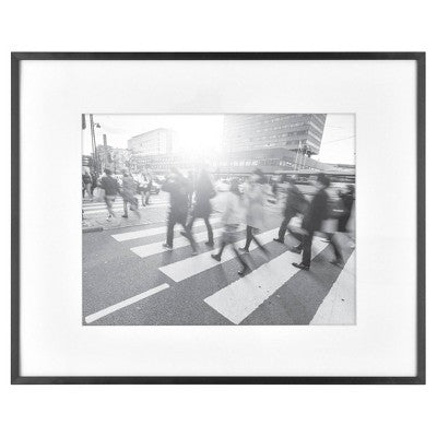  Thin Gallery Matted Photo Frame Black - Project 62™