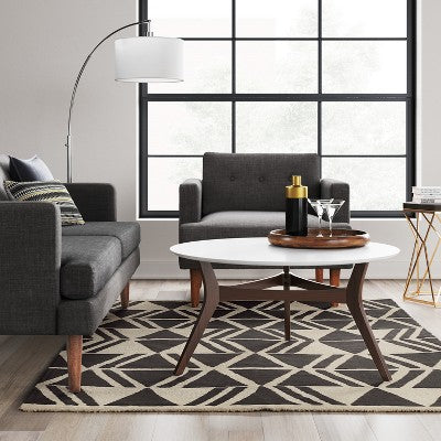  Microplush Geo Knitted Area Rug - Project 62